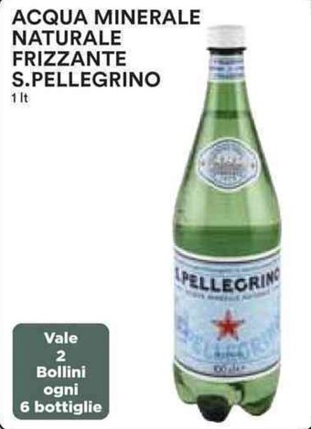 Coop ACQUA MINERALE NATURALE FRIZZANTE S.PELLEGRINO 1 lt offerta