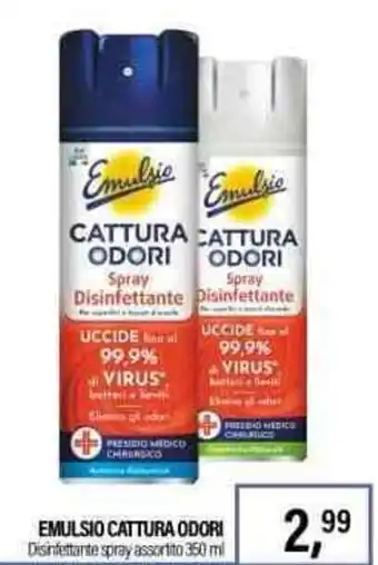 Caddy's EMULSIO CATTURA ODORI Disinfettante spray assortito 350 ml offerta