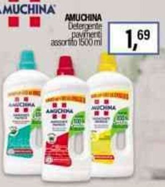 Caddy's AMUCHINA Detergente pavimenti assortito 1500 ml offerta