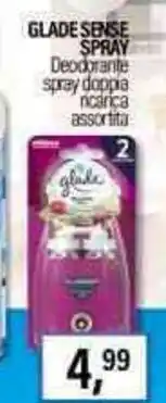 Caddy's GLADE SENSE SPRAY Deodorante spray doppia ncarica assortita offerta