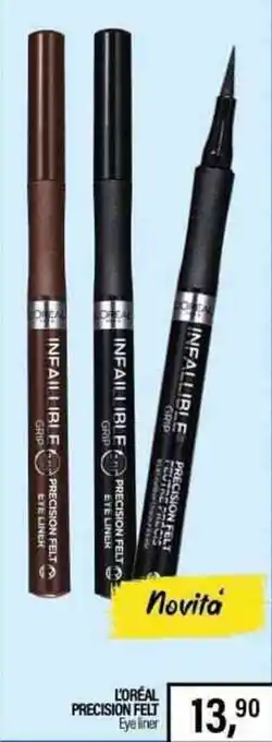 Caddy's L'ORÉAL PRECISION FELT Eyeliner offerta