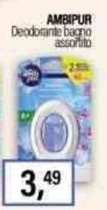 Caddy's AMBIPUR Deodorante bagno assortito offerta