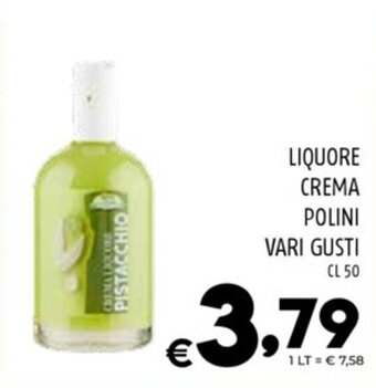 LIQUORE CREMA POLINI VARI GUSTI CL 50