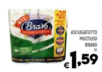 ASCIUGATUTTO MULTIUSO BRAVO X2