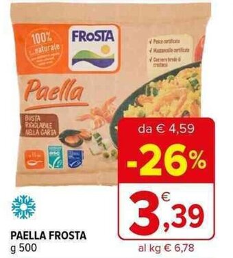 Iperal PAELLA FROSTA g 500 offerta