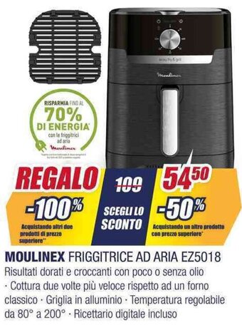 Trony MOULINEX FRIGGITRICE AD ARIA EZ5018 offerta