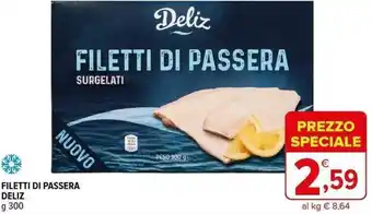 Iperal FILETTI DI PASSERA DELIZ g 300 offerta