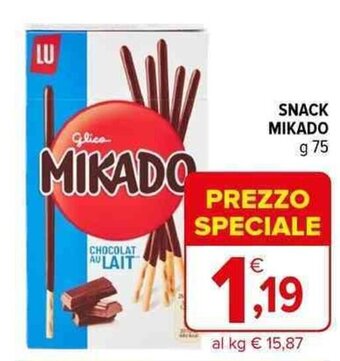 Iperal SNACK MIKADO g 75 offerta