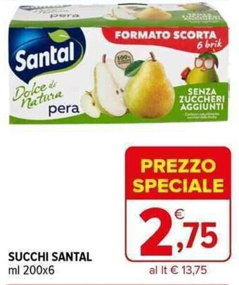 Iperal SUCCHI SANTAL ml 200x6 offerta