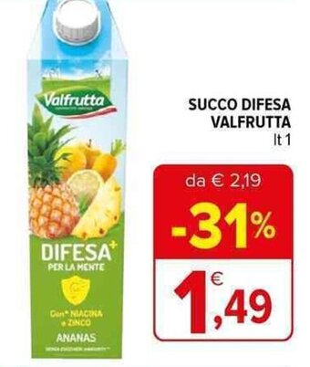 Iperal SUCCO DIFESA VALFRUTTA It 1 offerta