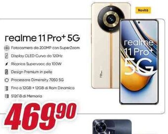 Trony realme 11 Pro+ 5G offerta