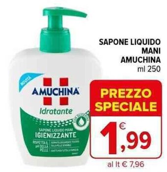Iperal SAPONE LIQUIDO MANI AMUCHINA ml 250 offerta