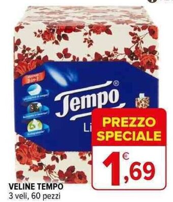 Iperal VELINE TEMPO 3 veli, 60 pezzi offerta