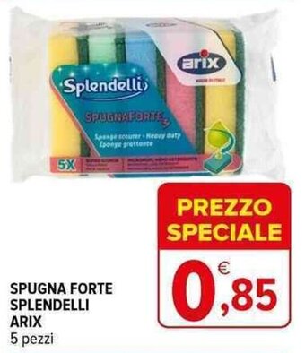 SPUGNA FORTE SPLENDELLI ARIX 5 pezzi