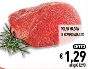 POLPA MAGRA DI BOVINO ADULTO