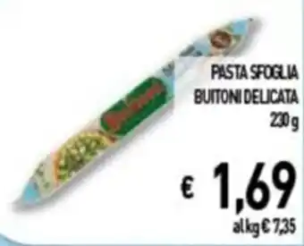 Iper La Spesa PASTA SFOGLIA BUITONI DELICATA 230 g offerta