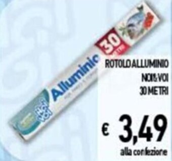 Iper La Spesa ROTOLD ALLUMINIO NOI&VOI 30 METRI offerta