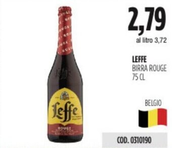 Carico Cash & Carry LEFFE BIRRA ROUGE 75 CL offerta