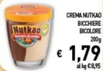 CREMA NUTKAO BICCHIERE BICOLORE 200 g