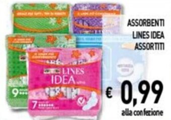 ASSORBENTI LINES IDEA ASSORTITI