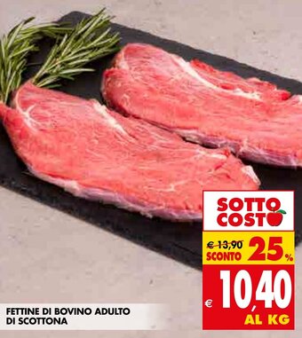 Tigros FETTINE DI BOVINO ADULTO DI SCOTTONA offerta