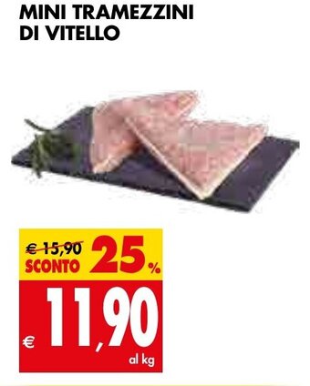 Tigros MINI TRAMEZZINI DI VITELLO offerta