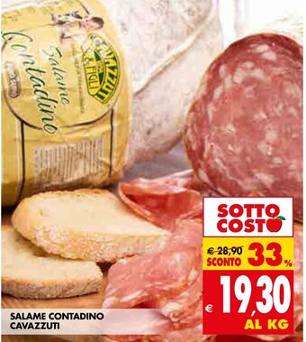 Tigros SALAME CONTADINO CAVAZZUTI offerta