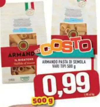 MA Supermercati ARMANDO PASTA DI SEMOLA 500 g offerta
