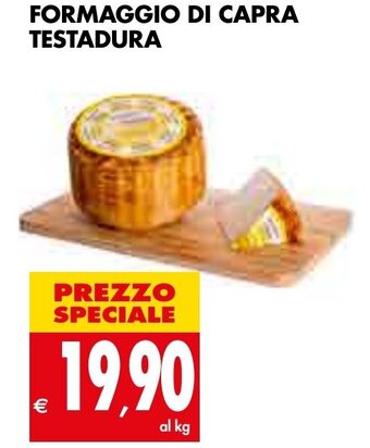 Tigros FORMAGGIO DI CAPRA TESTADURA offerta