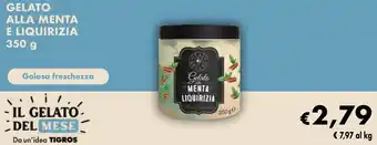 Tigros GELATO ALLA MENTA E LIQUIRIZIA 350 g offerta