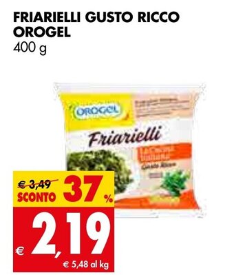 Tigros FRIARIELLI GUSTO RICCO OROGEL 400 g offerta