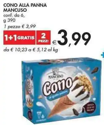 Bennet CONO ALLA PANNA MANCUSO g 390 offerta