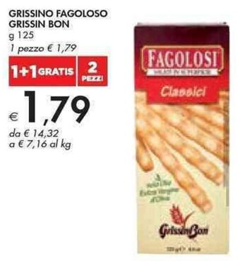 GRISSINO FAGOLOSO GRISSIN BON g 125