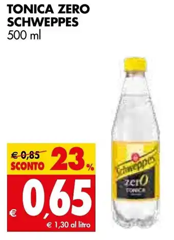 Tigros TONICA ZERO SCHWEPPES 500 ml offerta