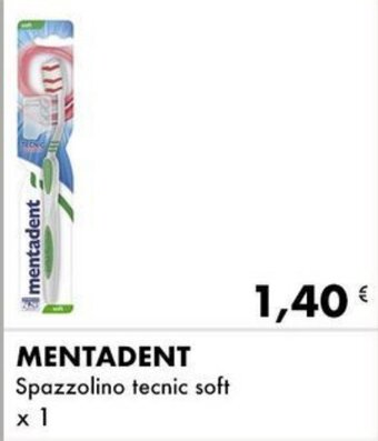 Iper Tosano MENTADENT Spazzolino tecnic soft x 1 offerta