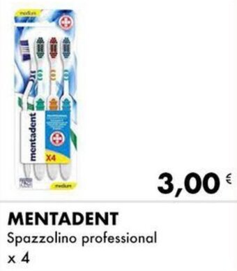 Iper Tosano MENTADENT Spazzolino professional x 4 offerta