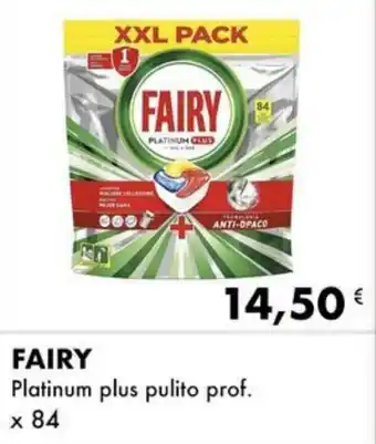 Iper Tosano FAIRY Platinum plus pulito prof. x 84 offerta