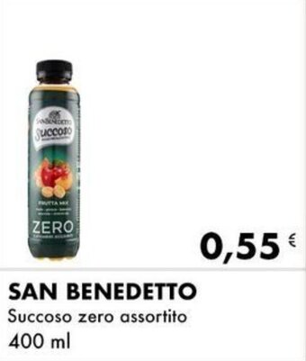 Iper Tosano SAN BENEDETTO Succoso zero assortito 400 ml offerta