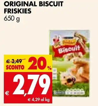 Tigros ORIGINAL BISCUIT FRISKIES 650 g offerta