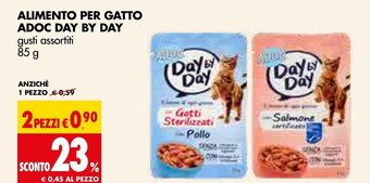 Tigros ALIMENTO PER GATTO ADOC DAY BY DAY gusti assortiti 85 g offerta