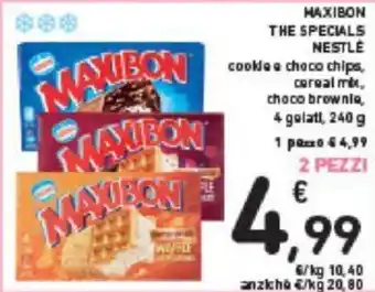 Conad MAXIBON THE SPECIALS NESTLÉ 4 gelati 240 g offerta