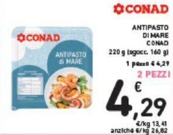 Conad ANTIPASTO DI MARE CONAD 220 g offerta