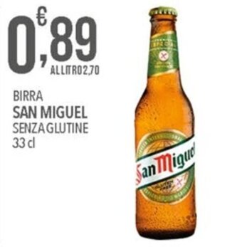Iper Nonna Isa BIRRA SAN MIGUEL SENZA GLUTINE 33 cl offerta