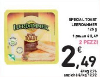 Conad SPECIAL TOAST LEERDAMMER 125 g offerta