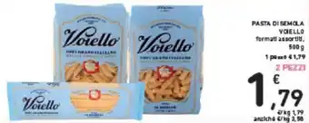 Conad PASTA DI SEMOLA Voiello formati assortiti, 500 g offerta