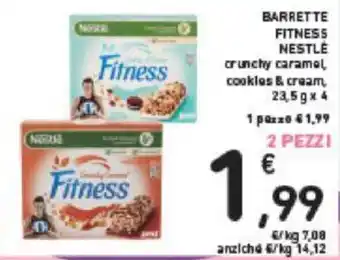 Conad BARRETTE FITNESS NESTLÉ 23,5 g x 4 offerta