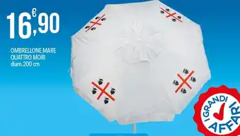 Iper Nonna Isa OMBRELLONE MARE QUATTRO MORI diam.200 cm offerta