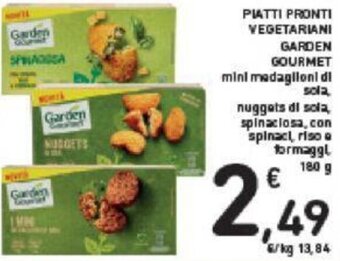 Conad PIATTI PRONTI VEGETARIANI GARDEN GOURMET 180 g offerta