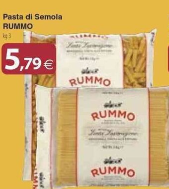 Docks Cash&Carry Pasta di Semola RUMMO kg 3 offerta