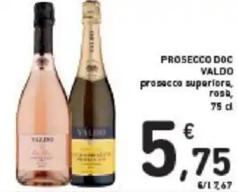 Conad PROSECCO DOC VALDO prosecco superiore, 75 cl offerta